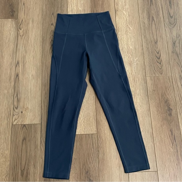 girlfriend collective Pants - Girlfriend Collective Navy Blue Leggings Women’s Size XS